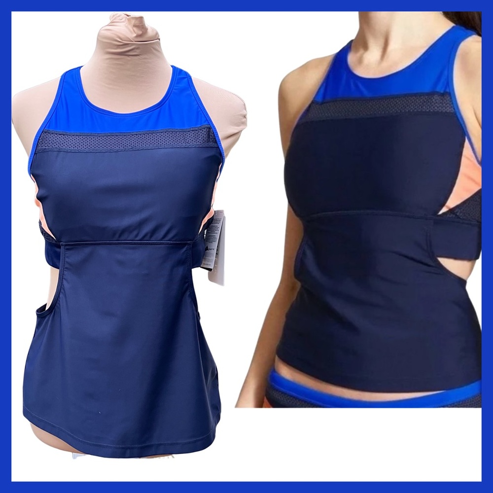 Large NWT - Athleta Tri-ssential Swim Bikini Tank